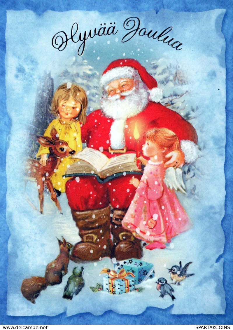 WEIHNACHTSMANN SANTA CLAUS Neujahr Weihnachten Vintage Ansichtskarte Postkarte CPSM #PBL539.DE - Santa Claus