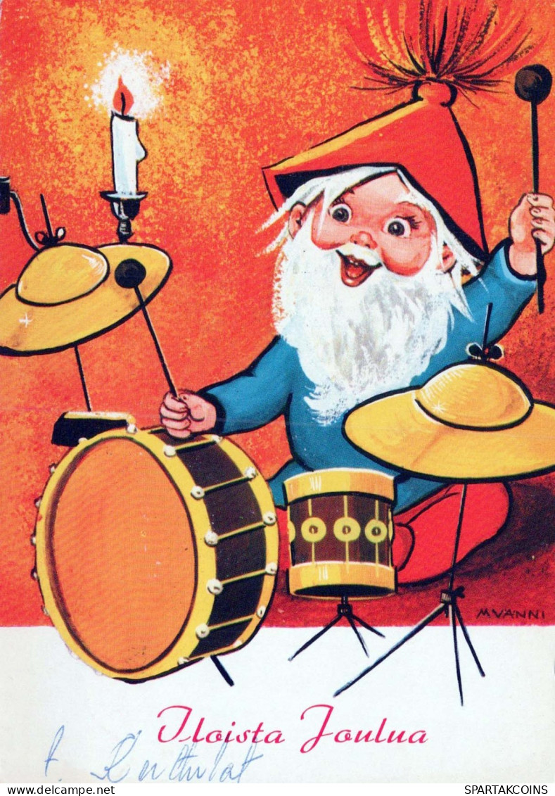 WEIHNACHTSMANN SANTA CLAUS Neujahr Weihnachten Vintage Ansichtskarte Postkarte CPSM #PBL282.DE - Santa Claus