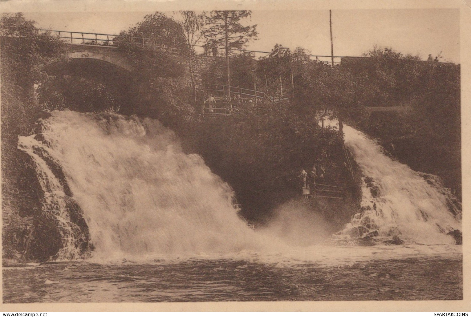 BELGIO COO WATERFALL Provincia Di Liegi Cartolina CPA #PAD127.IT - Stavelot