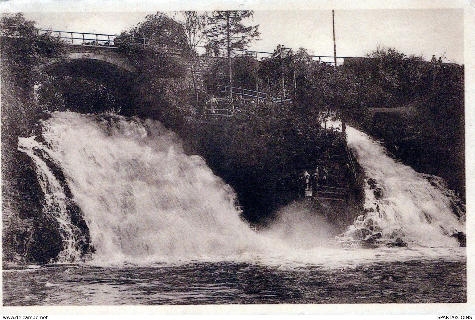 BELGIO COO WATERFALL Provincia Di Liegi Cartolina CPA #PAD127.IT - Stavelot