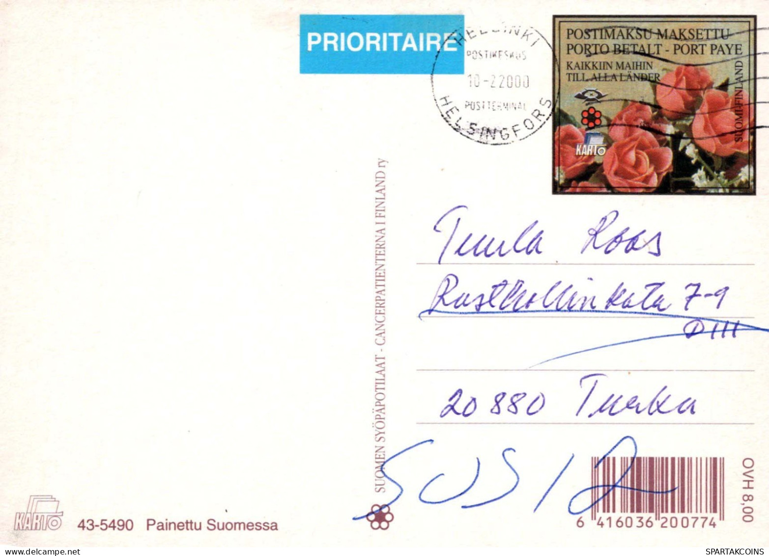 FIORI Vintage Cartolina CPSM #PBZ907.IT - Fleurs