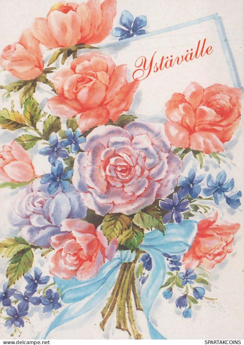 FIORI Vintage Cartolina CPSM #PBZ847.IT - Flowers