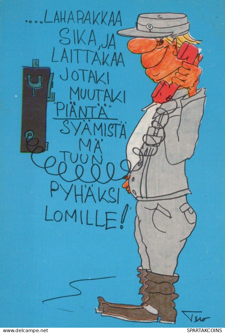 SOLDATI UMORISMO Militaria Vintage Cartolina CPSM #PBV814.IT - Humoristiques