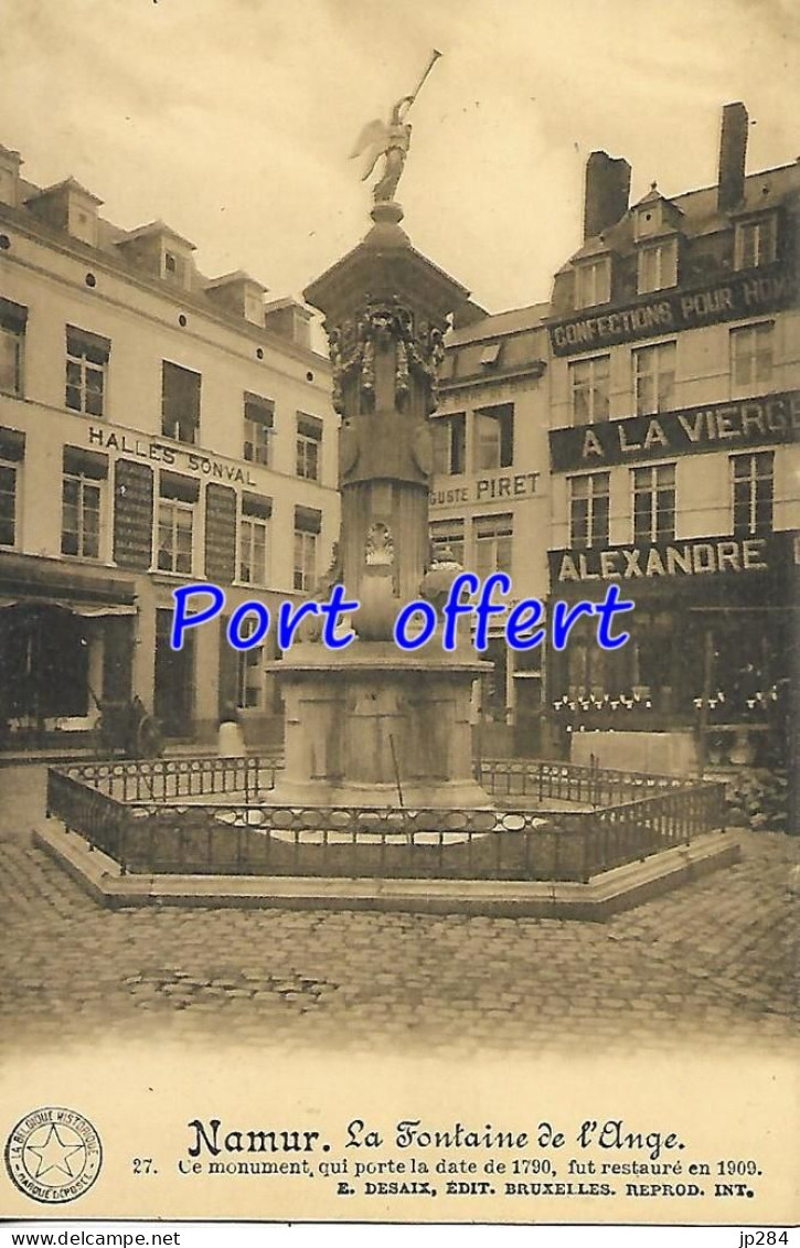 BE - Belgique - Namur - La Fontaine De L'Ange - Namur