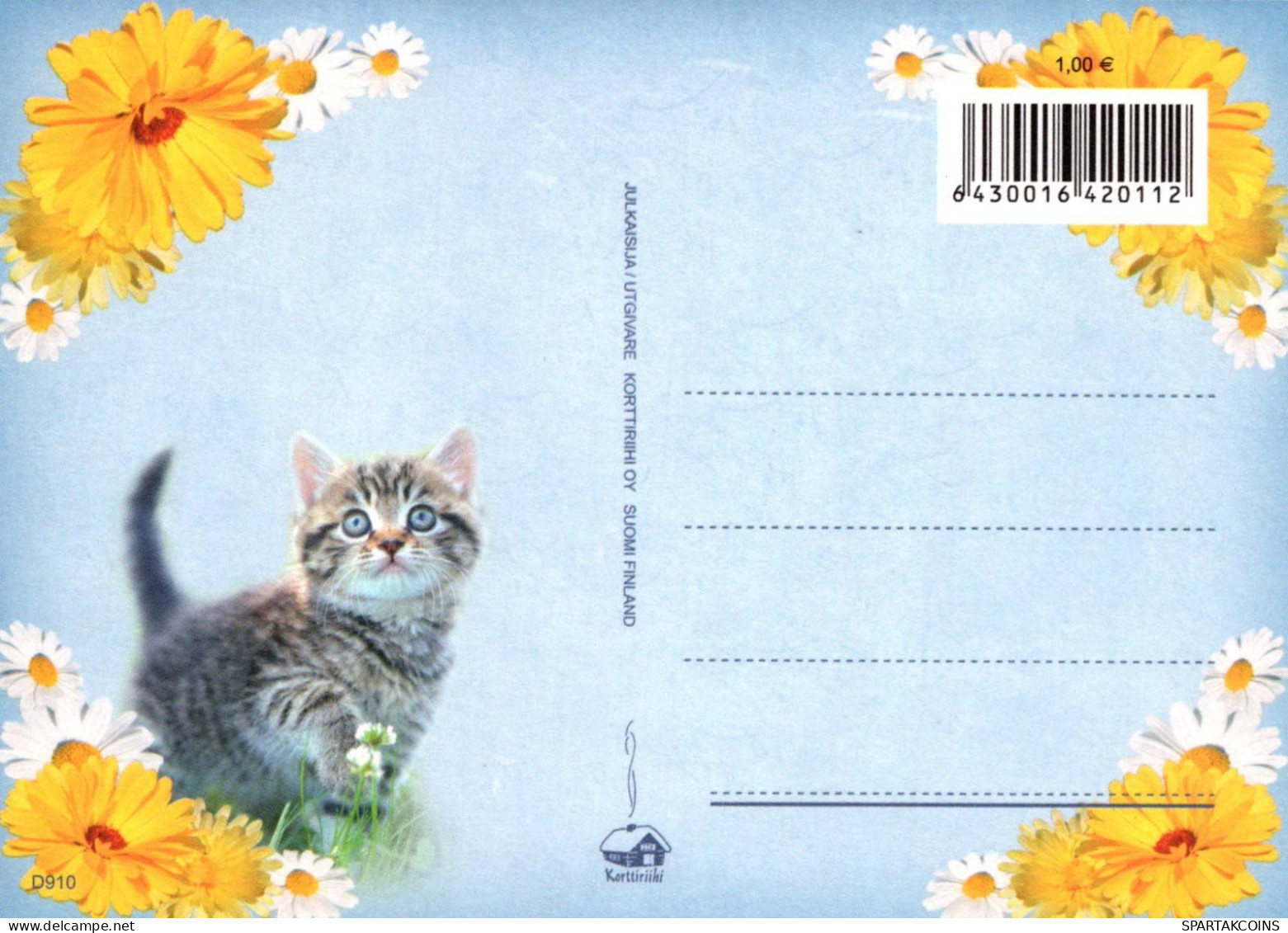 GATTO KITTY Animale Vintage Cartolina CPSM #PBQ819.IT - Cats