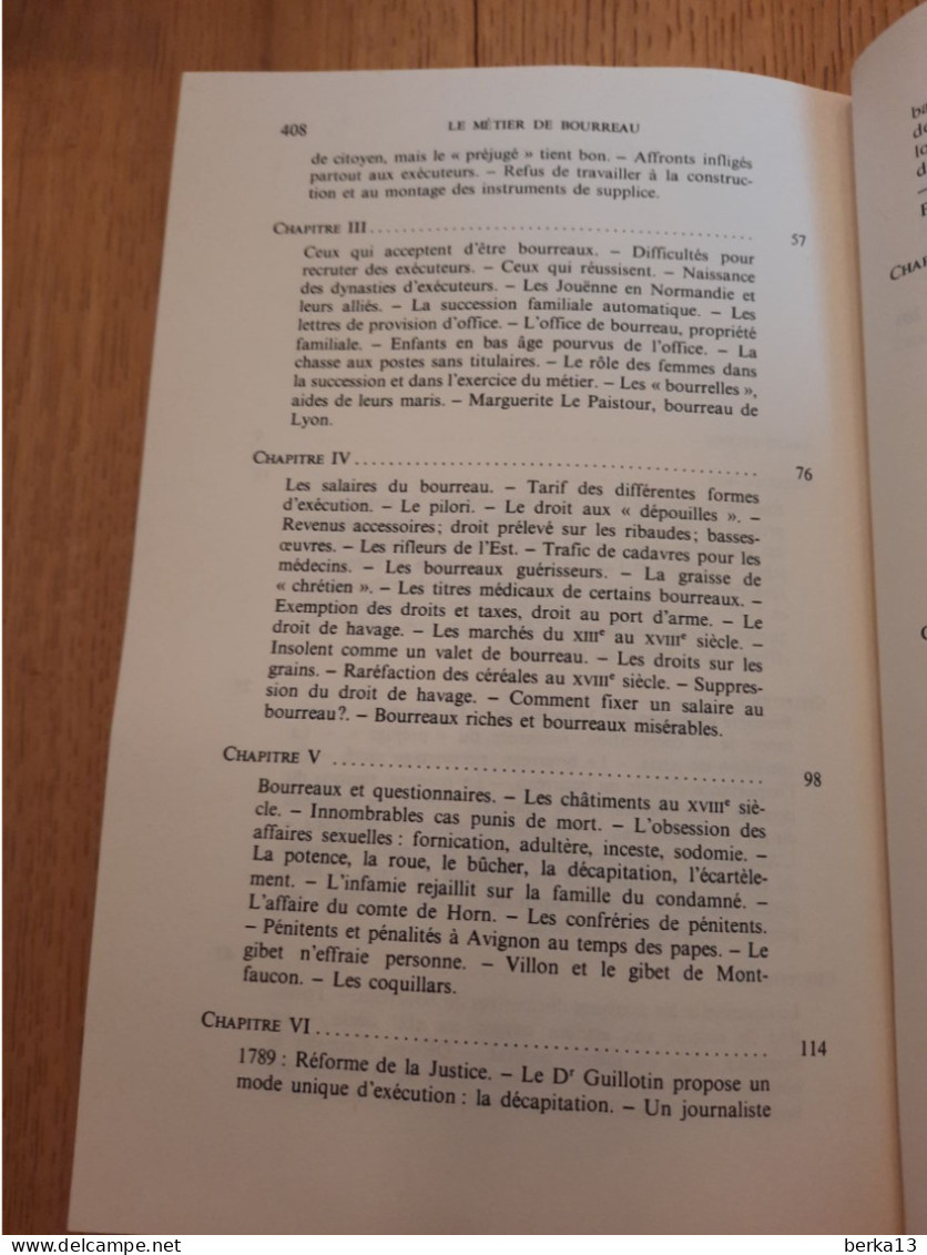 Le Métier De Bourreau Du Moyen-Age à Aujourd'hui DELARUE 1979 - Sociologie