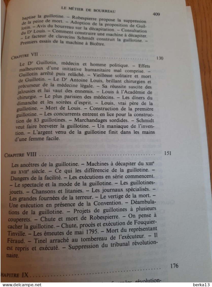 Le Métier De Bourreau Du Moyen-Age à Aujourd'hui DELARUE 1979 - Soziologie