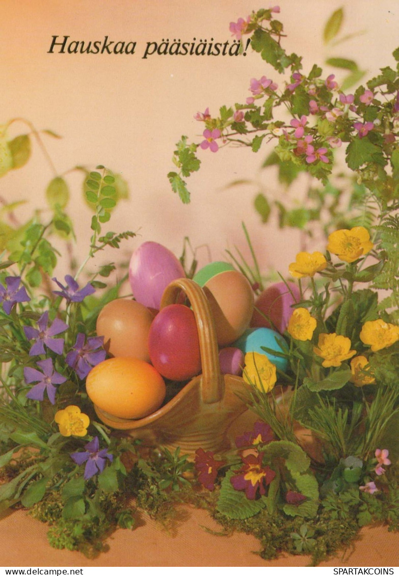 PASQUA UOVO Vintage Cartolina CPSM #PBO145.IT - Easter