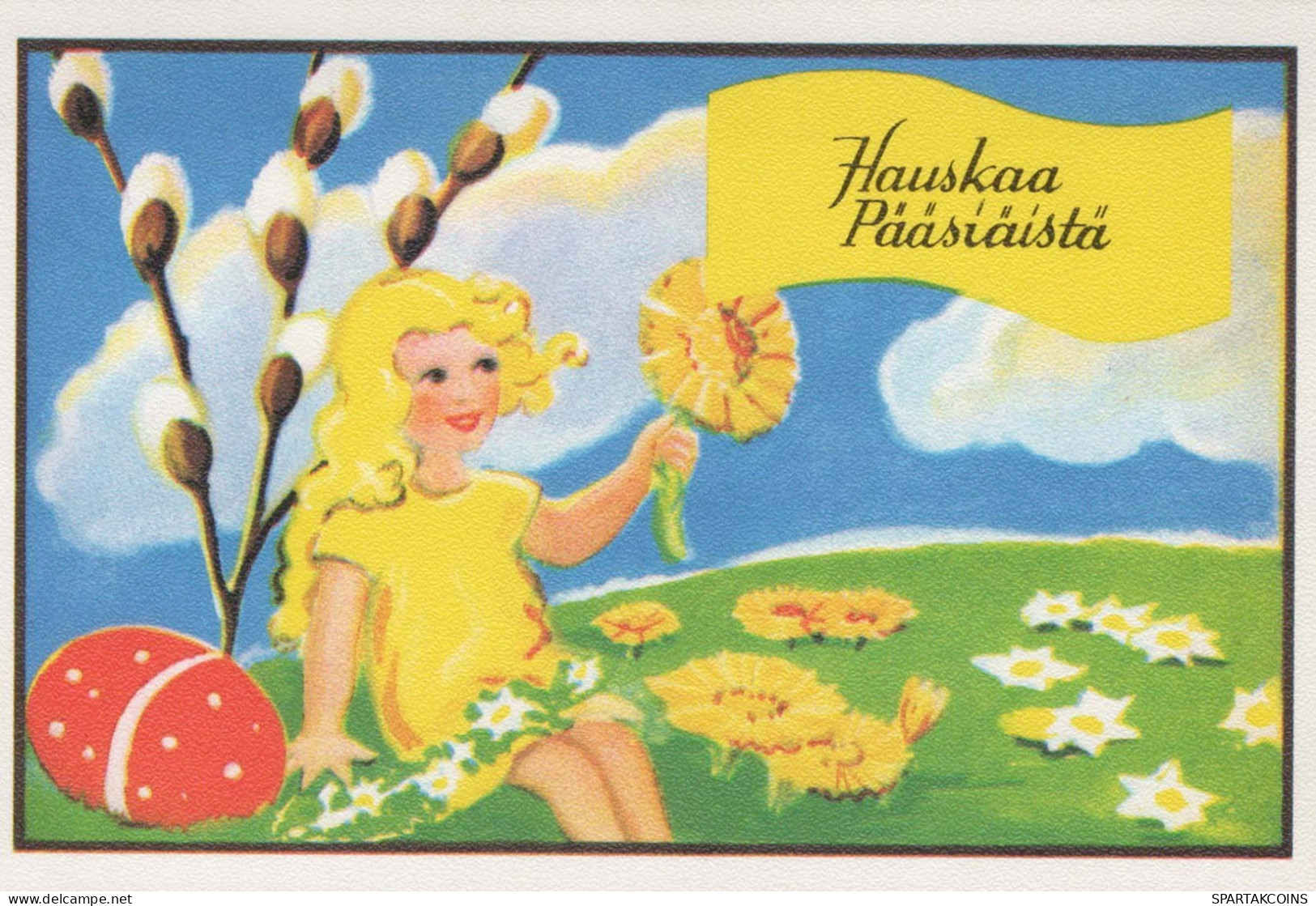 PASQUA BAMBINO Vintage Cartolina CPSM #PBO332.IT - Ostern