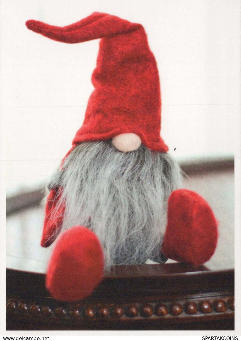 Buon Anno Natale GNOME Vintage Cartolina CPSM #PBL675.IT - New Year