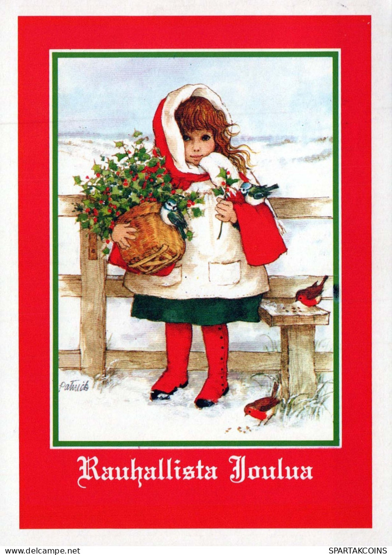 Buon Anno Natale BAMBINO Vintage Cartolina CPSM #PAY229.IT - Neujahr