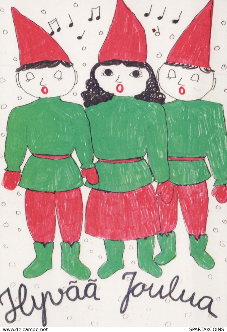 Buon Anno Natale BAMBINO Vintage Cartolina CPSM #PAY036.IT - Neujahr