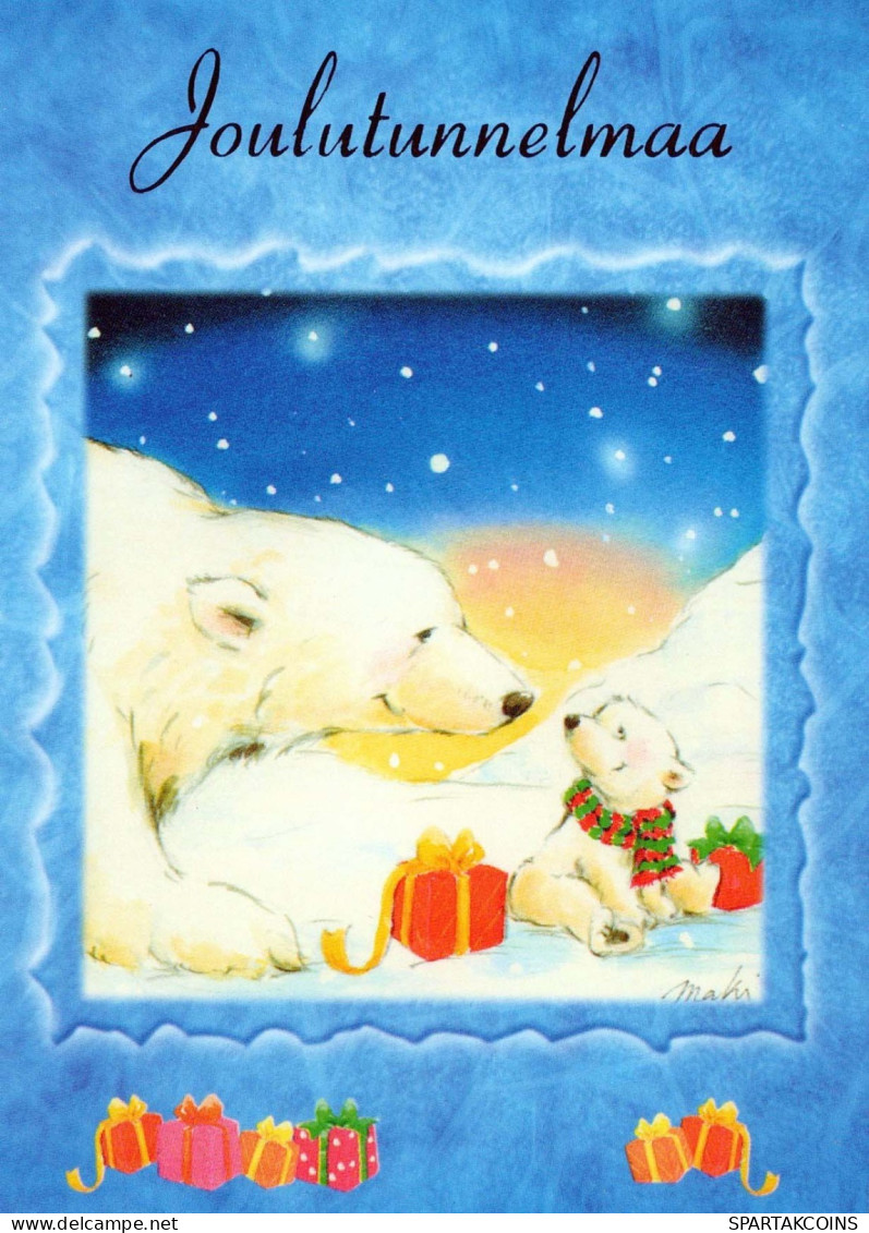 Buon Anno Natale NASCERE Vintage Cartolina CPSM #PAU718.IT - Año Nuevo