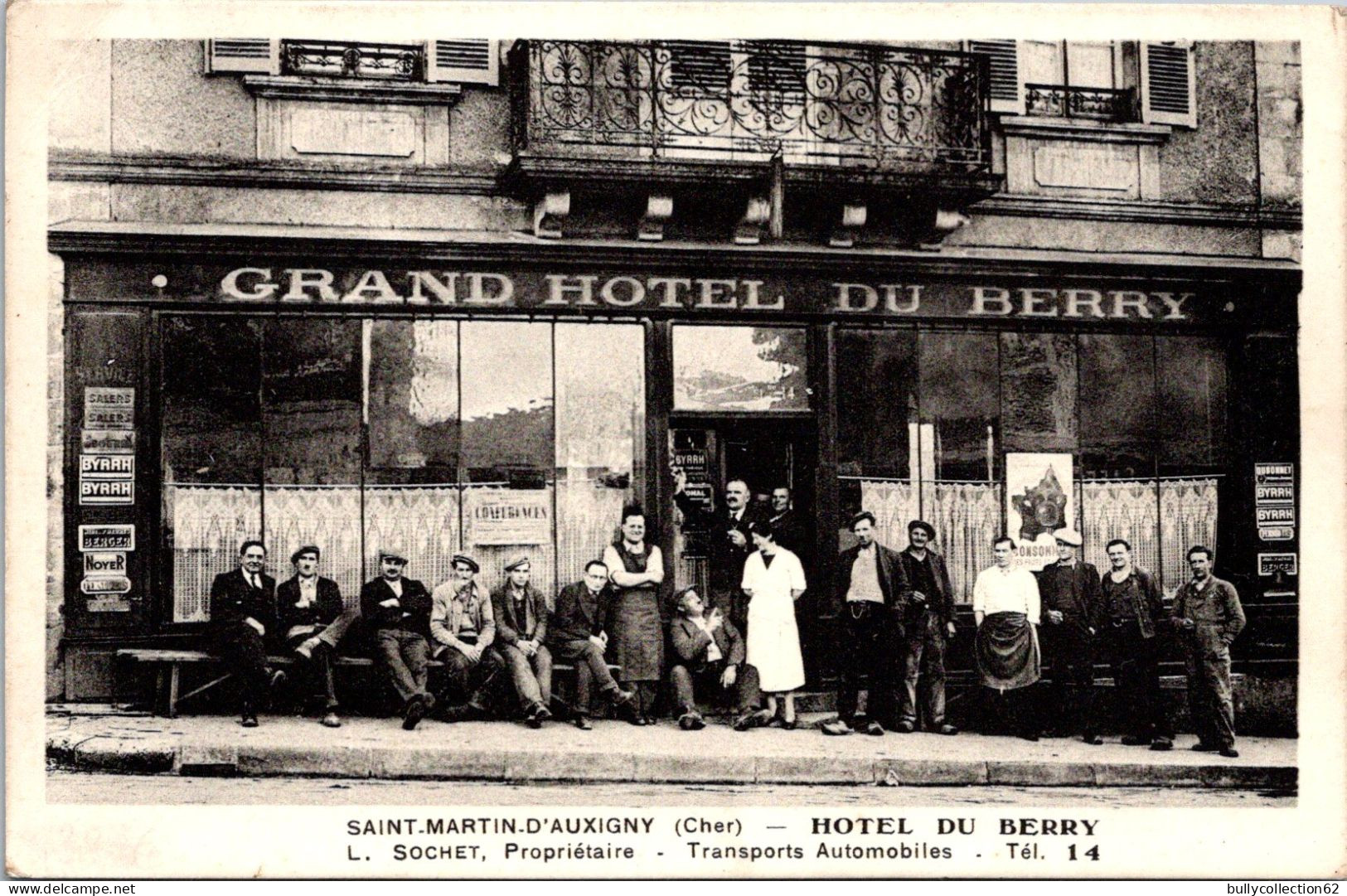 SELECTION -  SAINT MARTIN D'AUXIGNY  -  Hôtel Du Berry . L-SOCHET Propriétaire. - Sonstige & Ohne Zuordnung