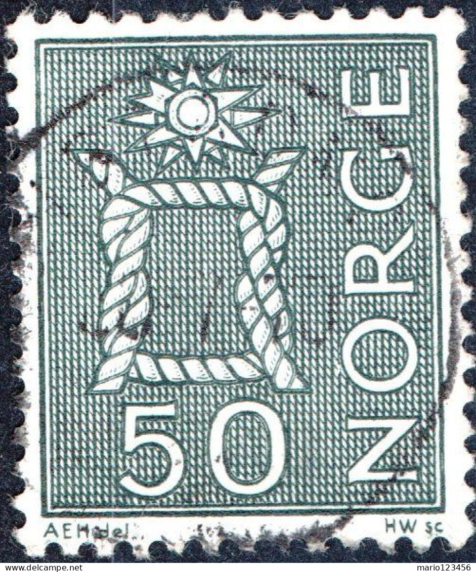 NORVEGIA, NORWAY, MOTIVI LOCALI, 1968, USATI Mi:NO 573, Scott:NO 465, Yt:NO 522 - Used Stamps