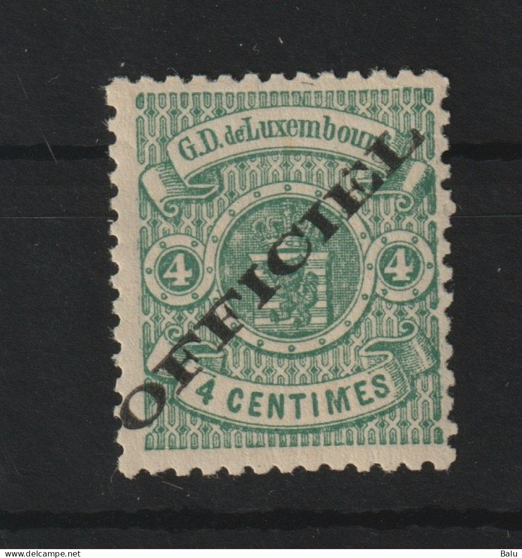 Luxemburg Dienstmarken 1875/78 Michel Nr. D 12 I ** POSTFRISCH!!, 2 Scans, Michel Bereits 120,- Für Ohne Gummi!! - Oficiales