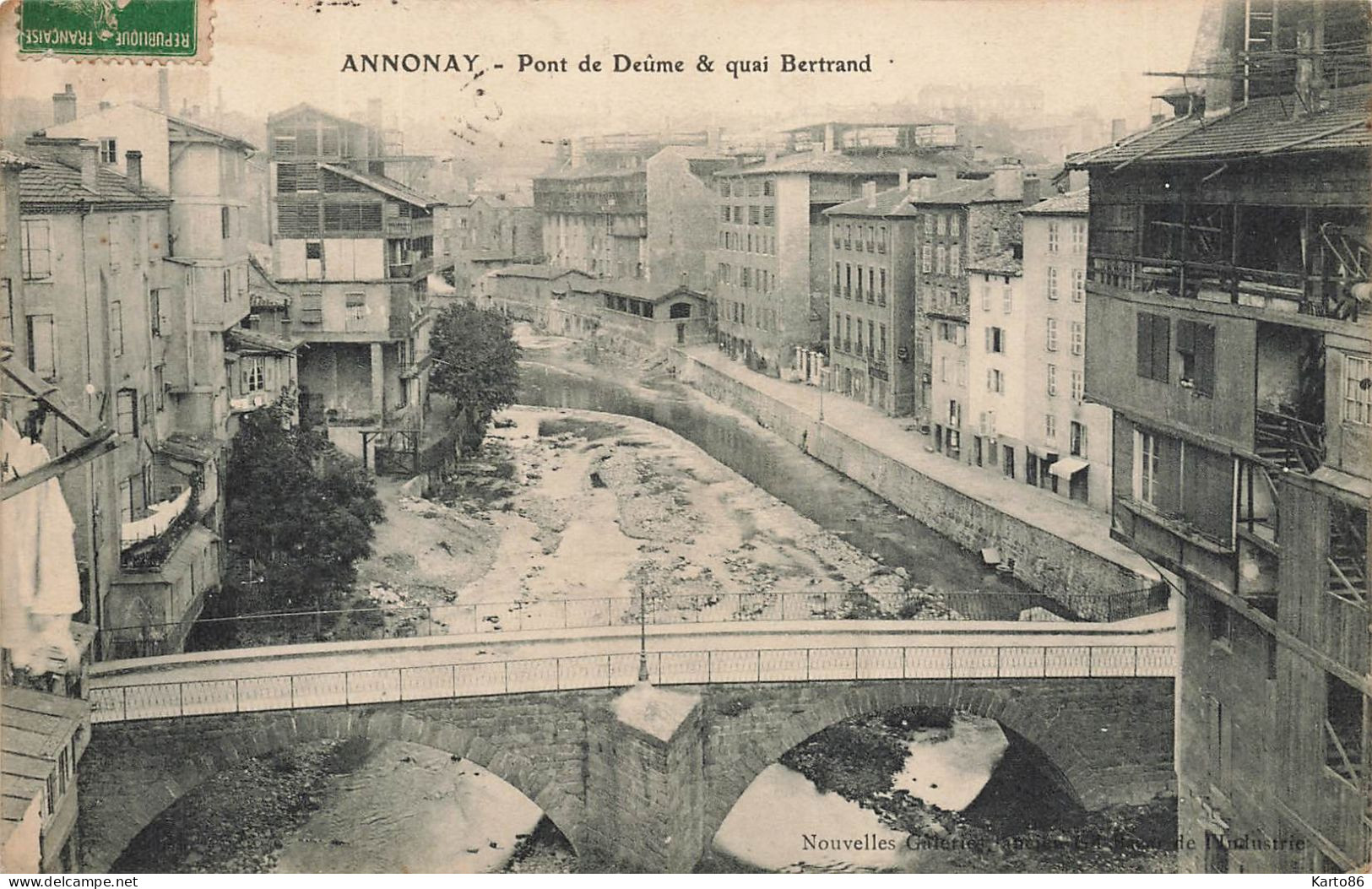 Annonay * Le Pont De Deume Et Quai Bertrand - Annonay