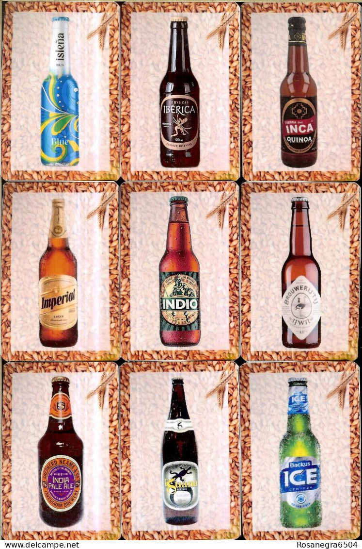 9 SPAIN POCKET CALENDARS, CALENDRIERS DE POCHE, CALENDARIOS - YEAR 2025 - BEERS - Klein Formaat: 2001-...