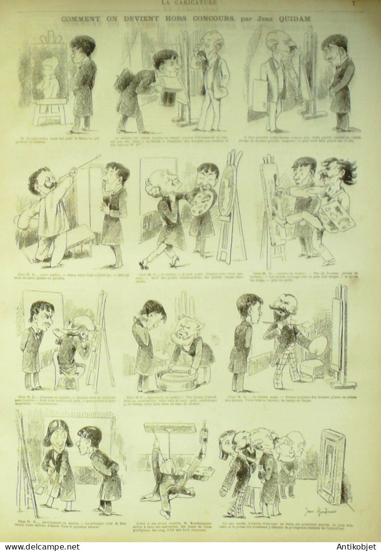 La Caricature 1880 N°  25 Invention D'Edison Le Fidélimètre Barret Robida Quidam - Zeitschriften - Vor 1900