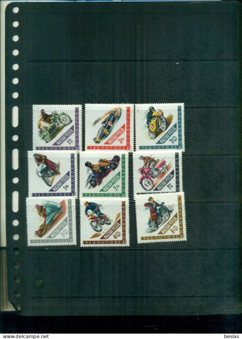 HONGRIE MOTOCYCLISME 9 VAL NEUFS A PARTIR DE 1 EURO - Unused Stamps