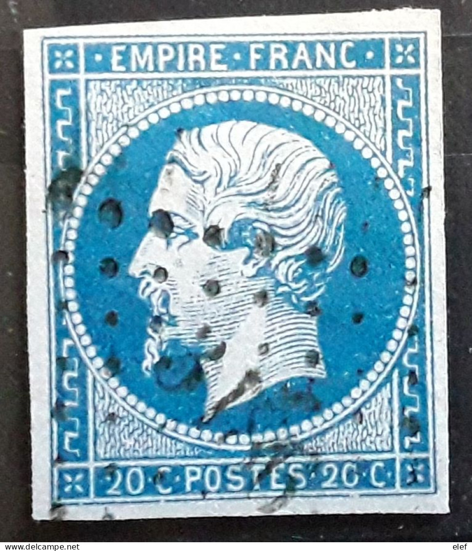 Empire No 14 A Obl Pc 3186 De STE SAINTE MARIE AUX MINES, Haut Rhin,  Indice 5, TB - 1853-1860 Napoléon III.