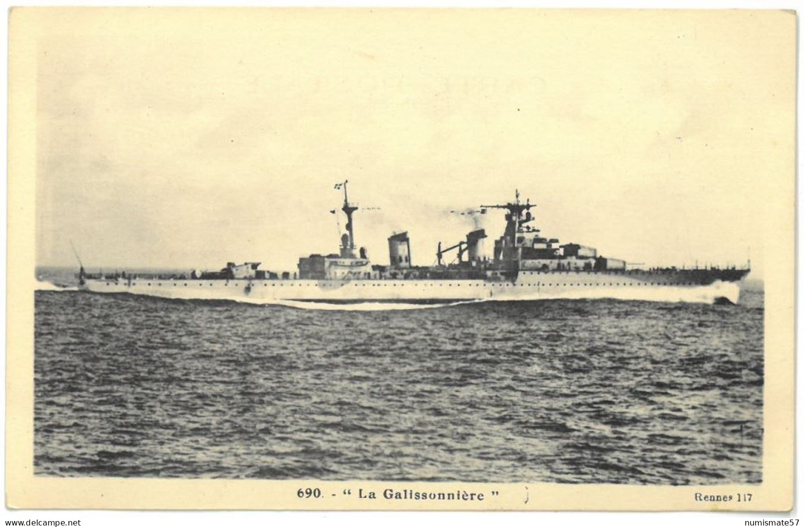 CPA La GALISSONNIERE - Ed. Laurent-Nel , Rennes N°690 - Warships