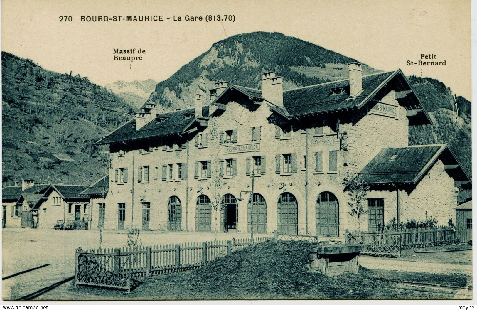 3643 - Savoie  - BOURG SAINT MAURICE  : L' Ancienne  Gare  Avant Travaux De Réfection - Bourg Saint Maurice
