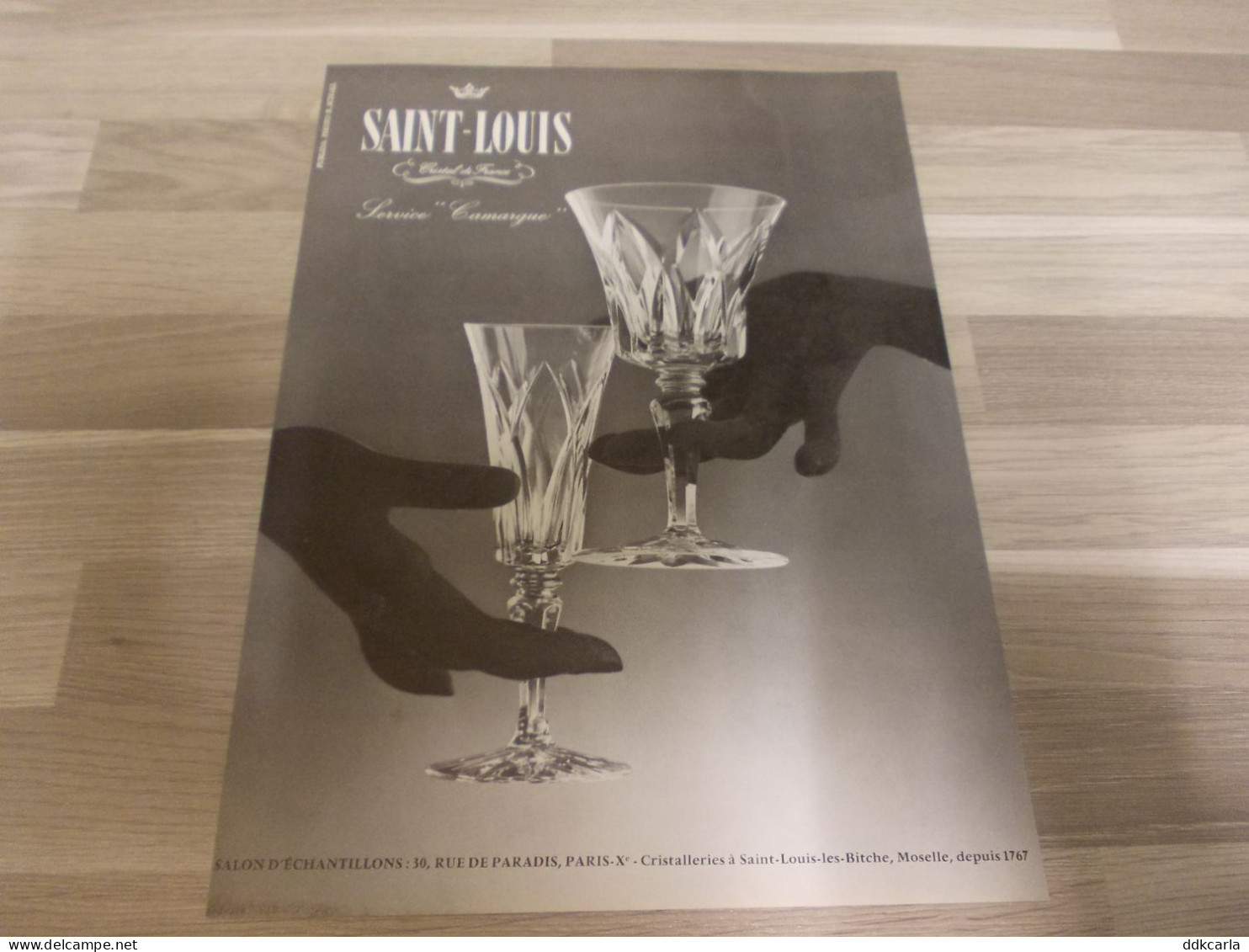 Reclame Advertentie Uit Oud Tijdschrift 1956 - Saint-Louis Cristal De France à Saint-Louis-les-Bitche - Werbung