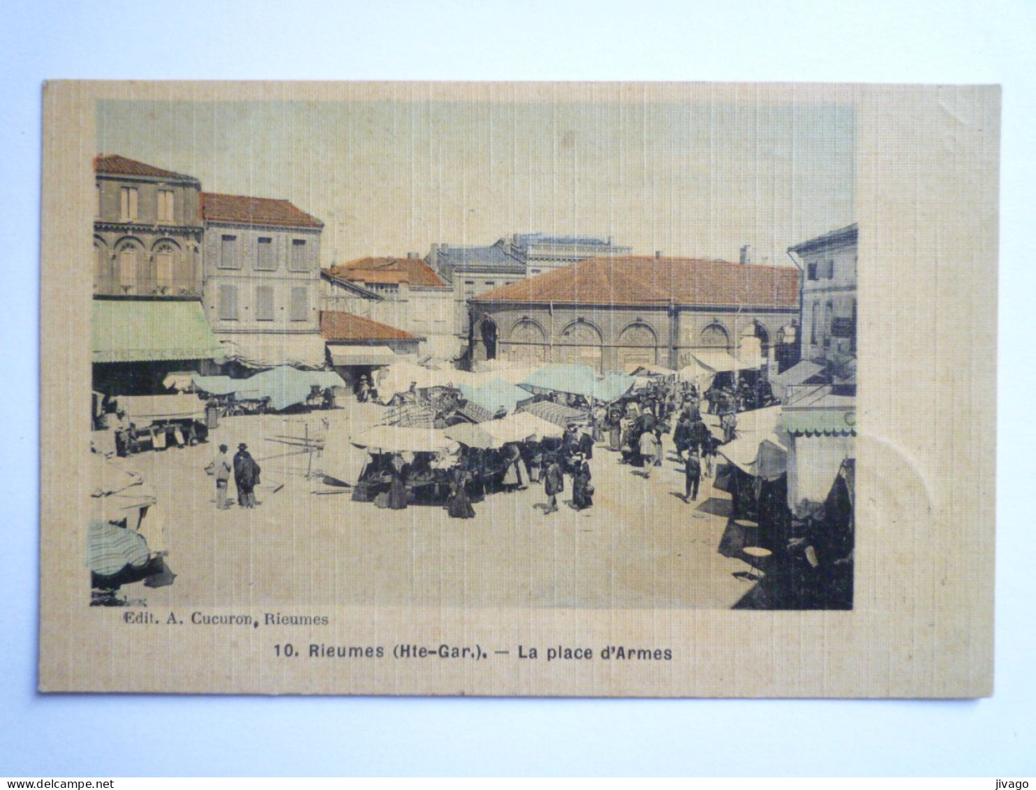 2024 - 1517  RIEUMES  (Haute-Garonne)  :  La Place D'Armes   1907   XXX - Andere & Zonder Classificatie