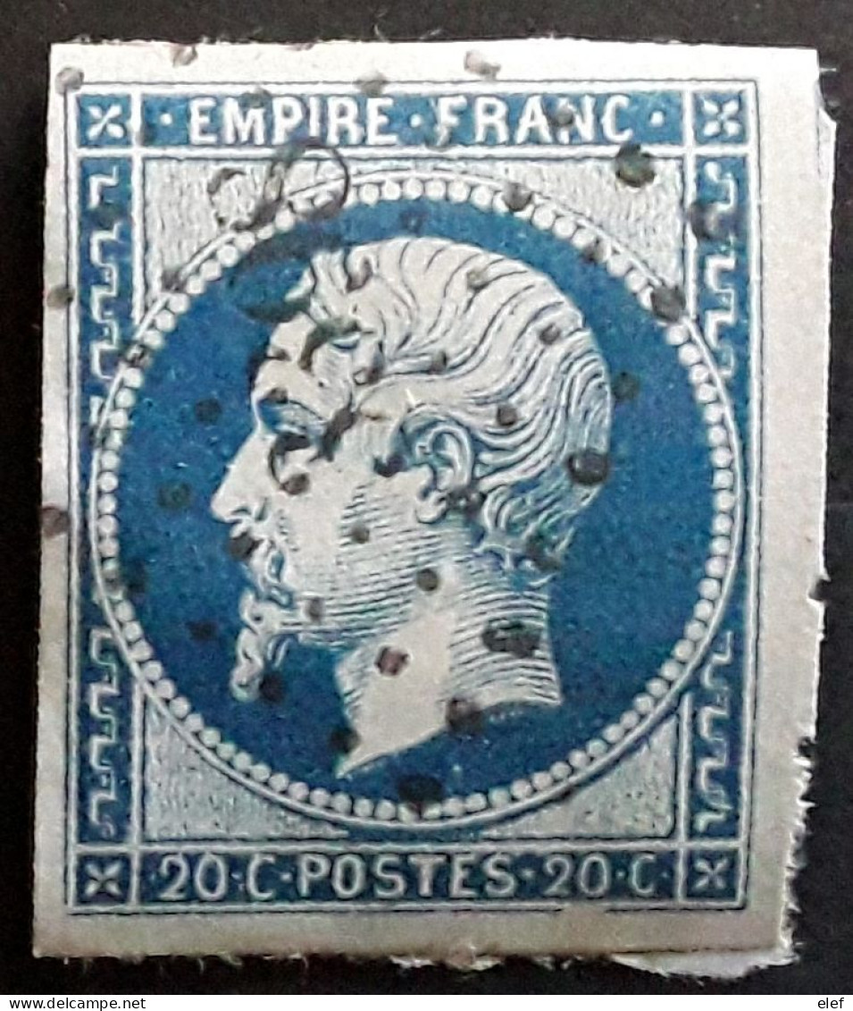 Empire No 14 B Obl Pc 3398 De TOURS , Indre Et Loire,  TTB - 1853-1860 Napoléon III.