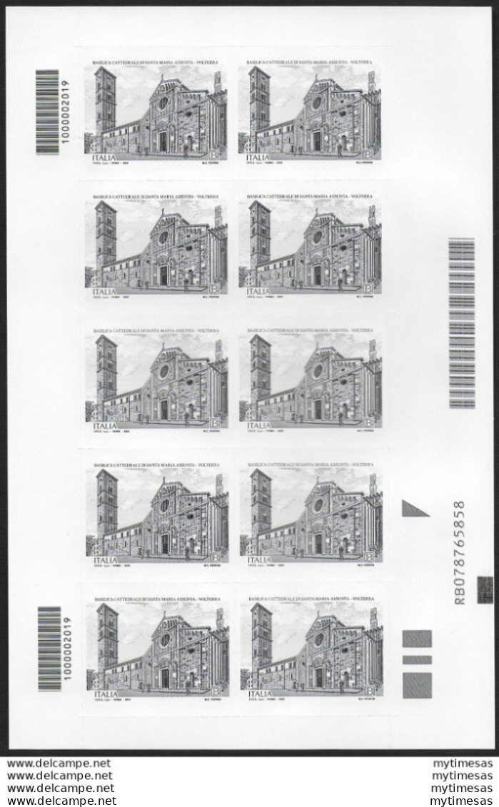 2020 Italia Volterra Cathedral MS Sassone N. 35 - Other & Unclassified