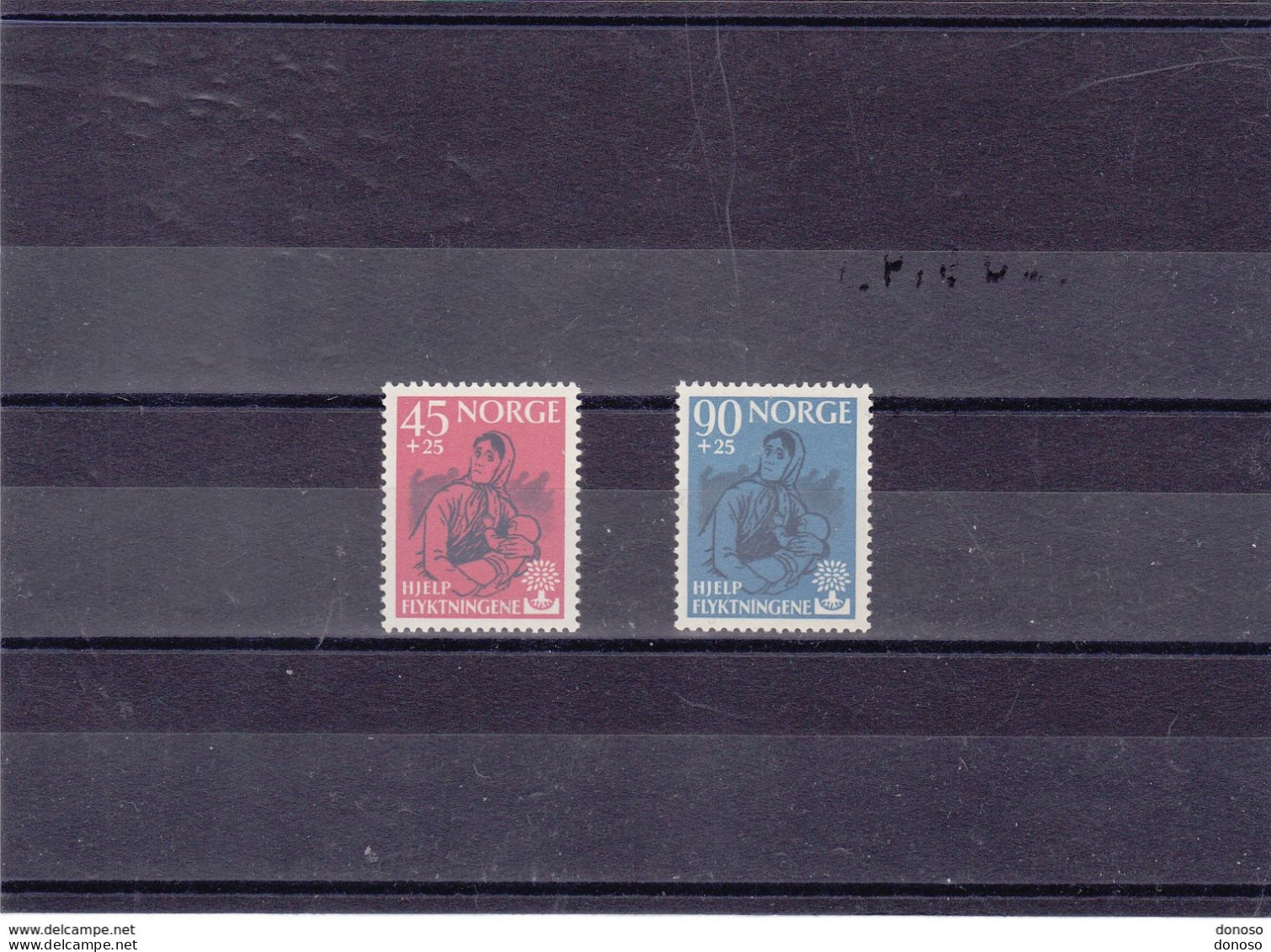 NORVEGE 1960 Année Mondiale Du Réfugié Yvert 400-401, Michel 442-443 NEUF** MNH Cote : 20 Euros - Ongebruikt