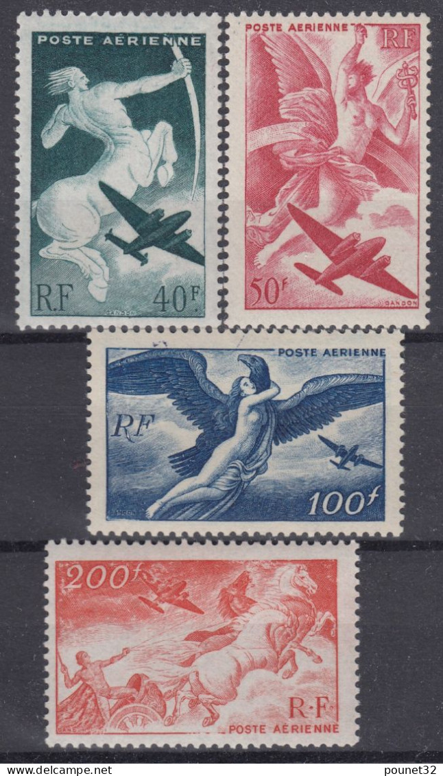 TIMBRE FRANCE POSTE AERIENNE MYTHOLOGIE N° 16/19 NEUFS ** GOMME SANS CHARNIERE - 1927-1959 Neufs