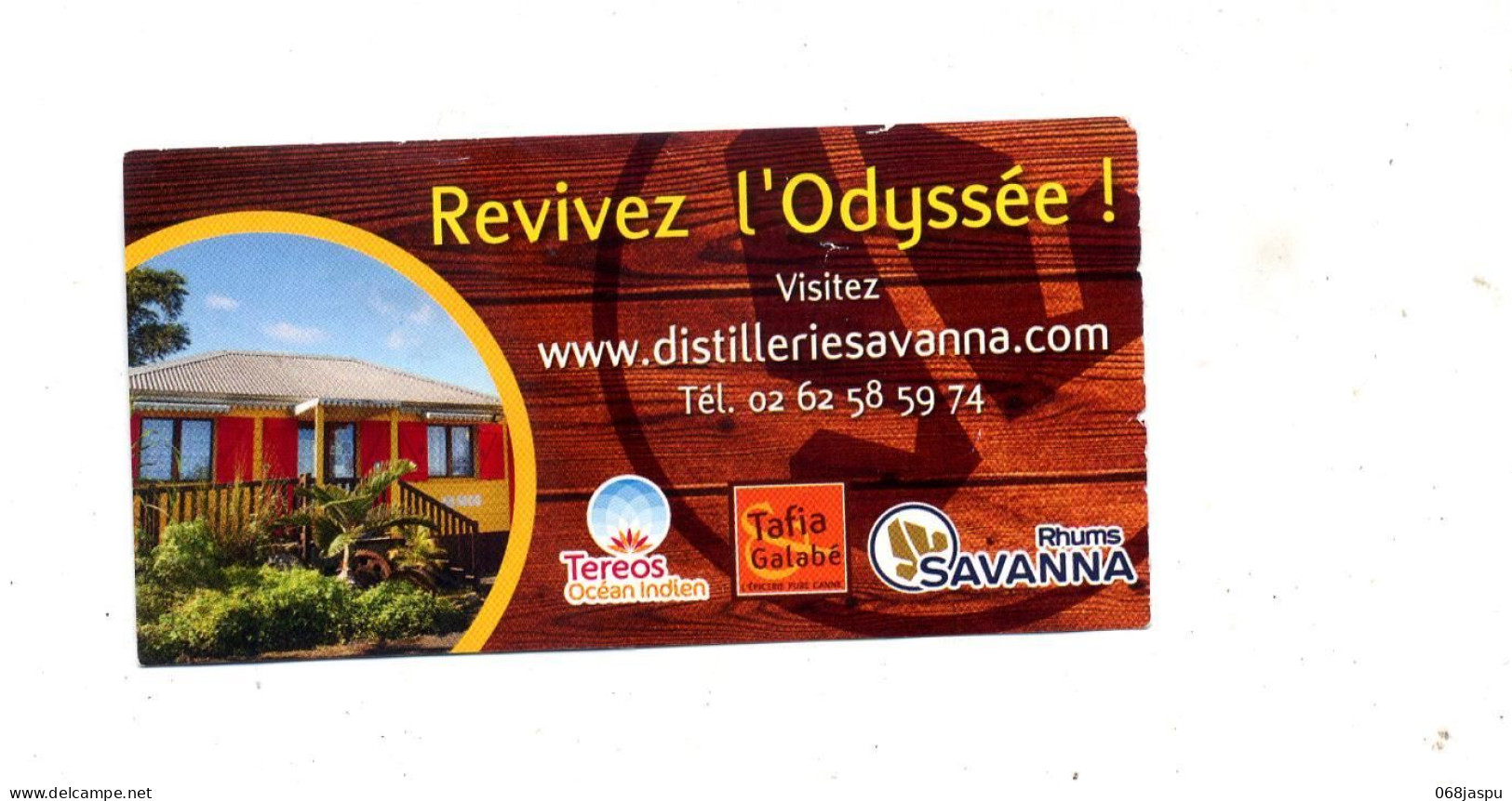 Ticket Entree Odyssee Canne à Sucre - Eintrittskarten