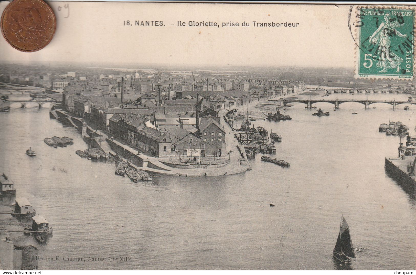 44 - Carte Postale Ancienne De NANTES  L'Ile Gloriette - Nantes