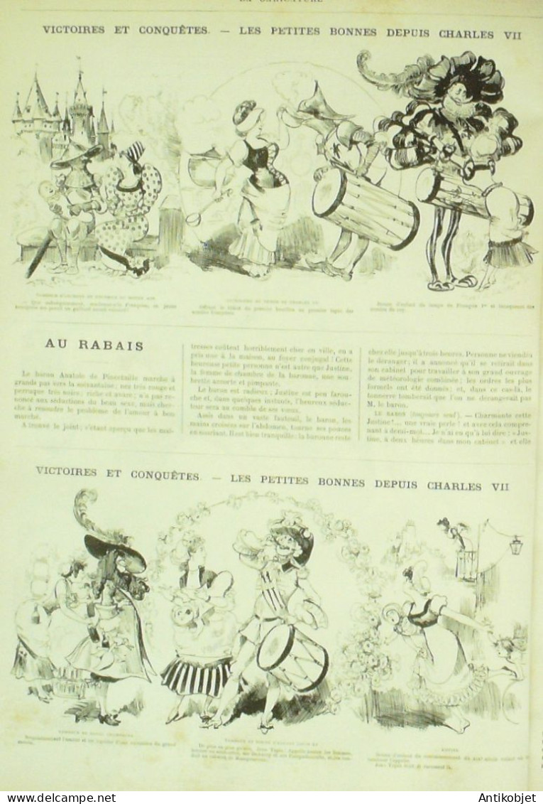 La Caricature 1880 N°  27 Tambour Victoires & Conquêtes Robida Draner - Magazines - Before 1900