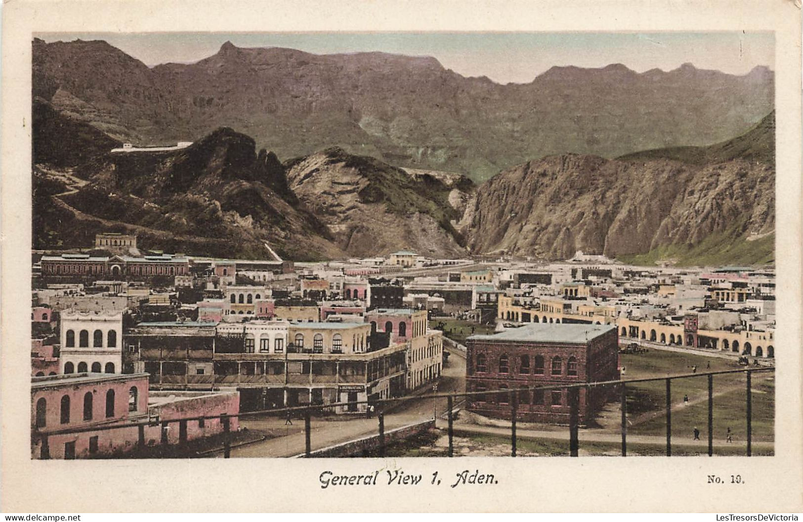 YEMENE - General View 1 - Aden - Vue Générale - Colorisé - Carte Postale Ancienne - Yémen