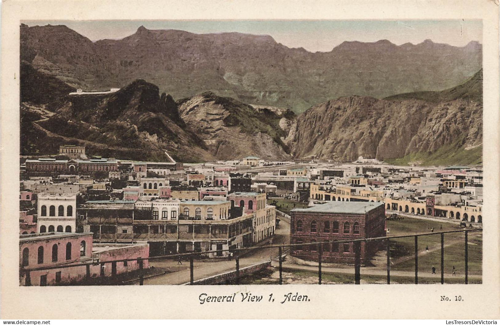 YEMENE - General View 1 - Aden - Vue Générale - Colorisé - Carte Postale Ancienne - Yemen