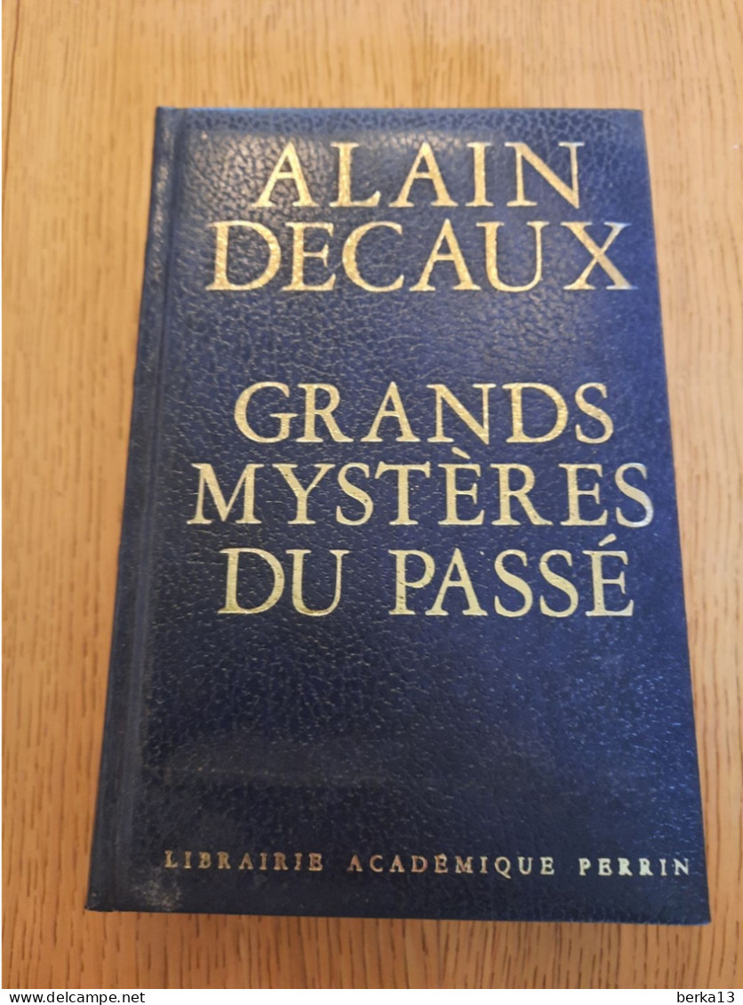 Les Grands Mystères Du Passé DECAUX 1971 - History