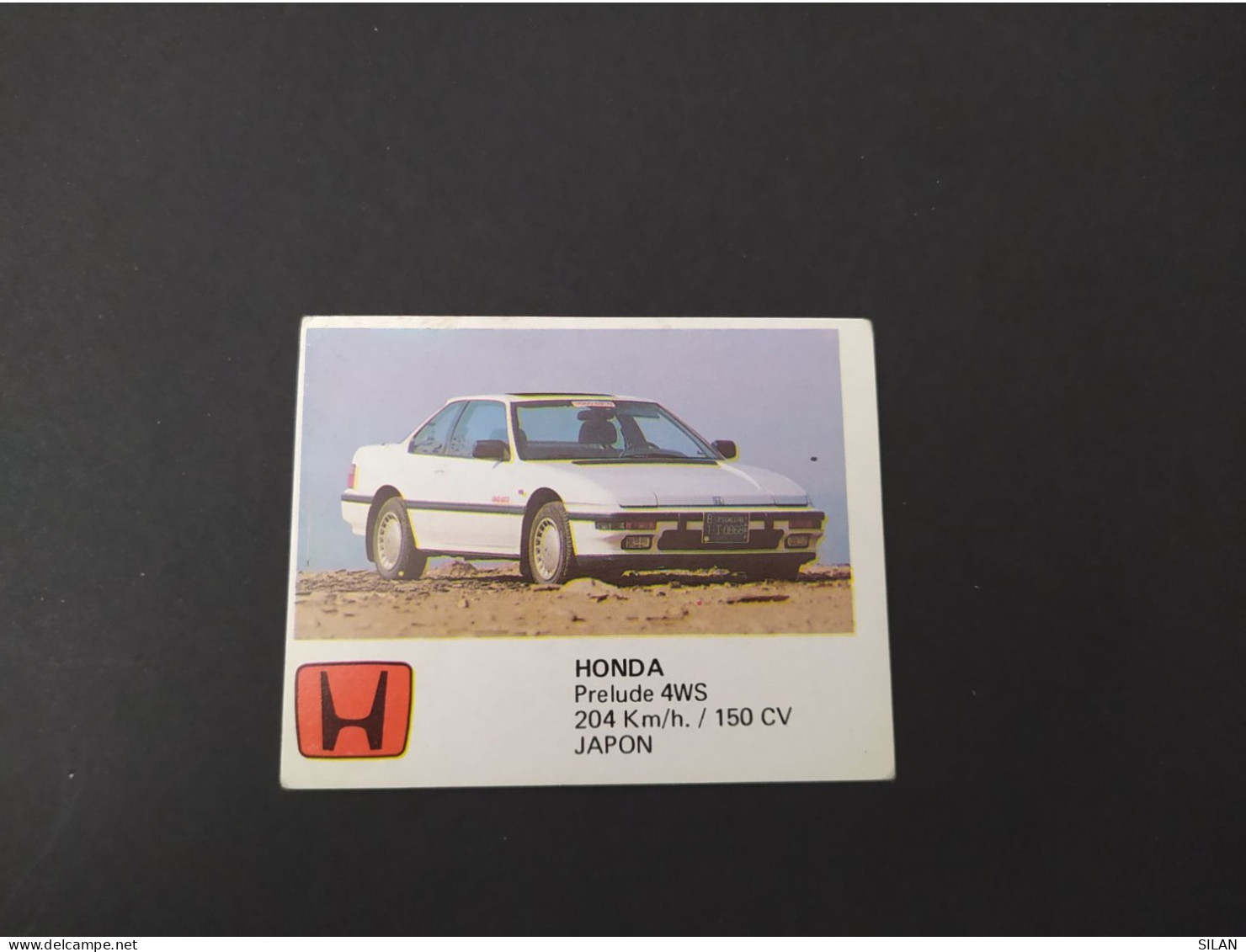 Cromo Año 1988 Auto 2000 HONDA PRELUDE 4WS - Coches