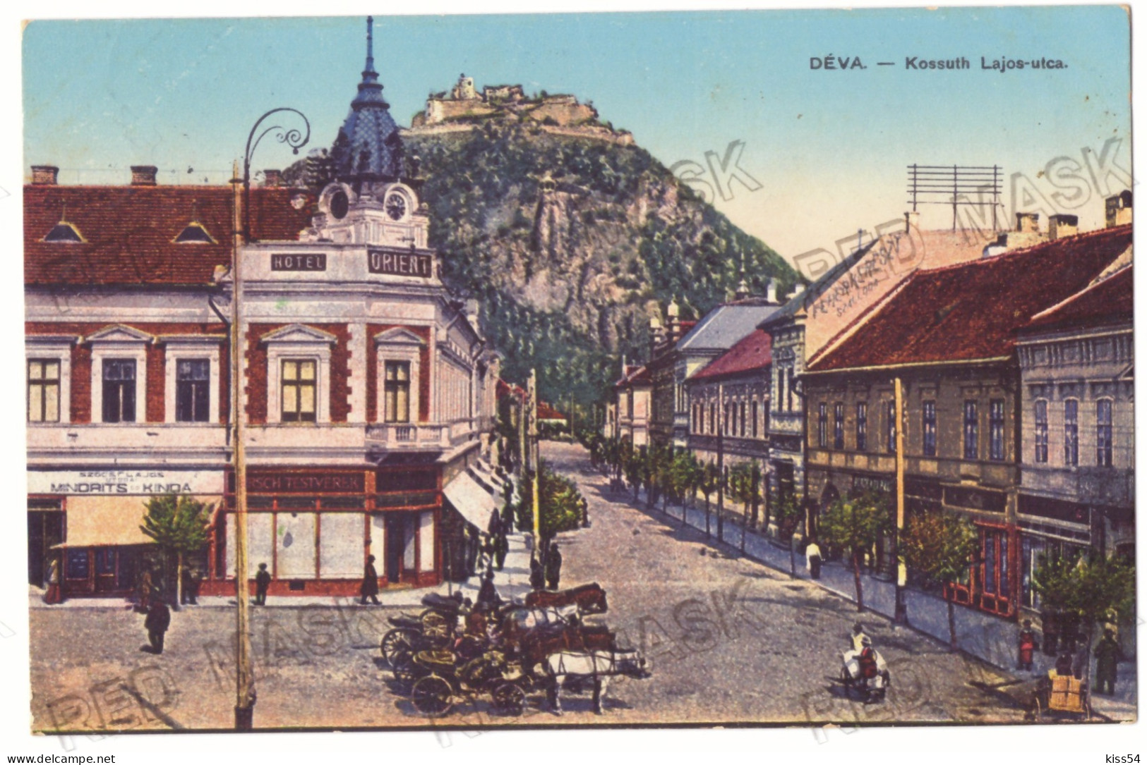 RO 82 - 22456 DEVA, Hunedoara, Market, Romania - Old Postcard - Used - 1911 - Roumanie