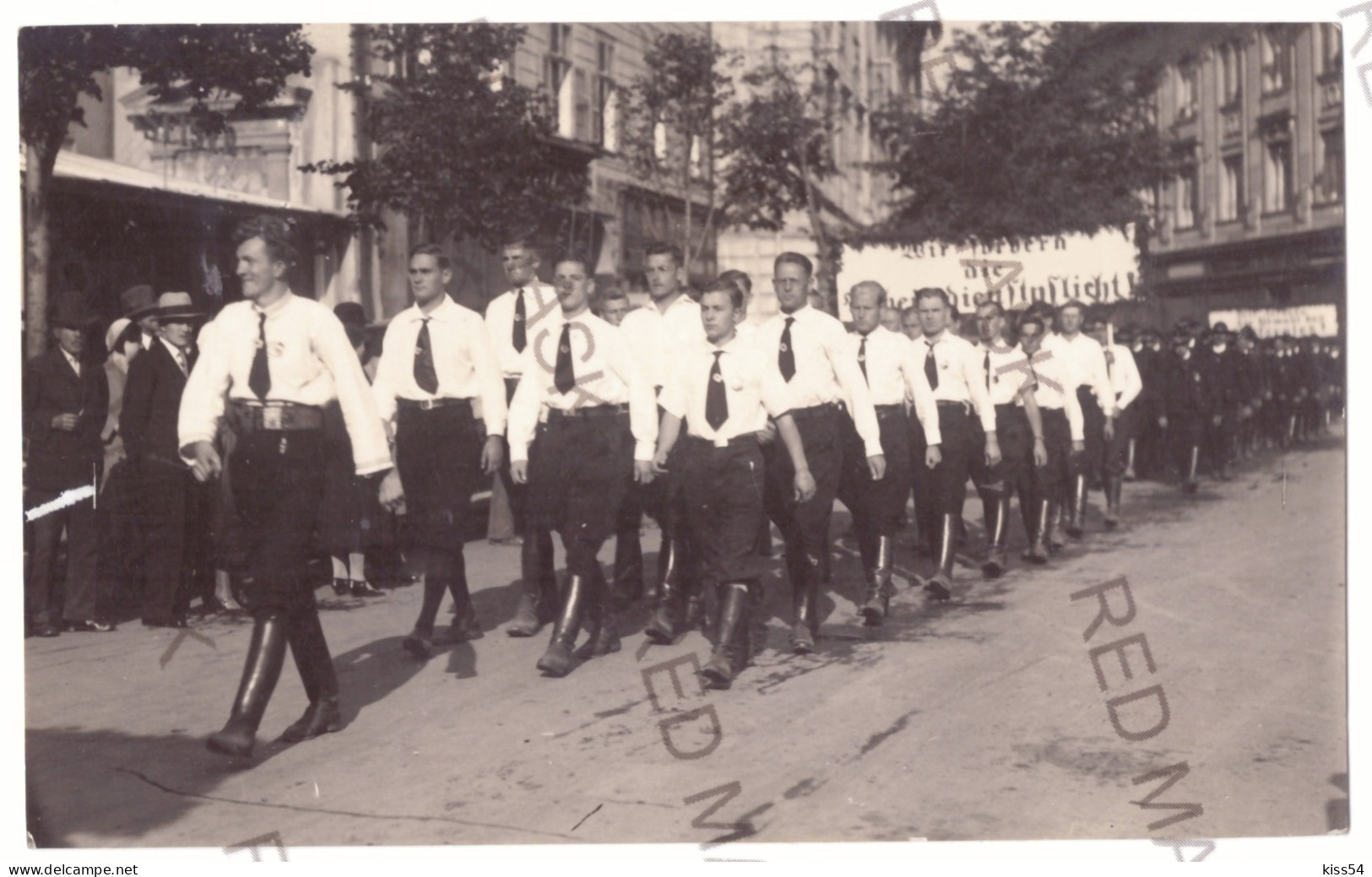 RO 82 - 20952 UNICAT, SIBIU, Iron Guard, Cartoteca Al III Reich 29/24 Cm - Old Press Photo 18/13cm - Roumanie