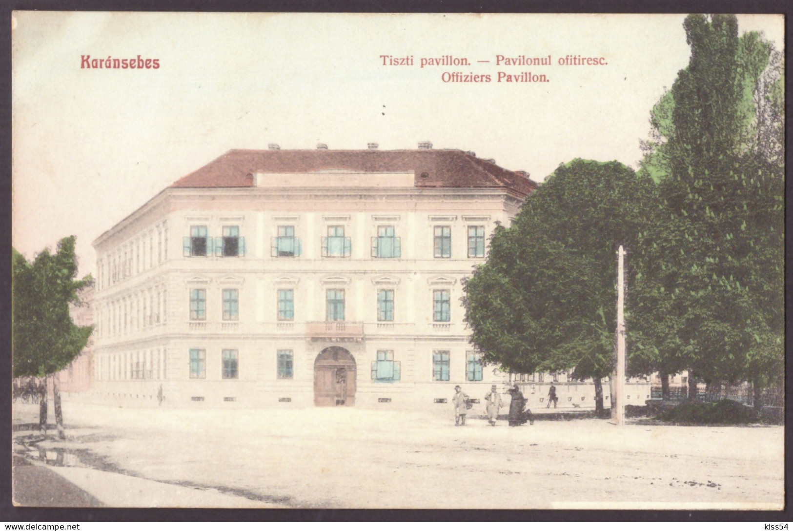 RO 82 - 24971 CARANSEBES, Timis, Cazarma Militara, Romania - Old Postcard - Used - 1911 - Rumänien