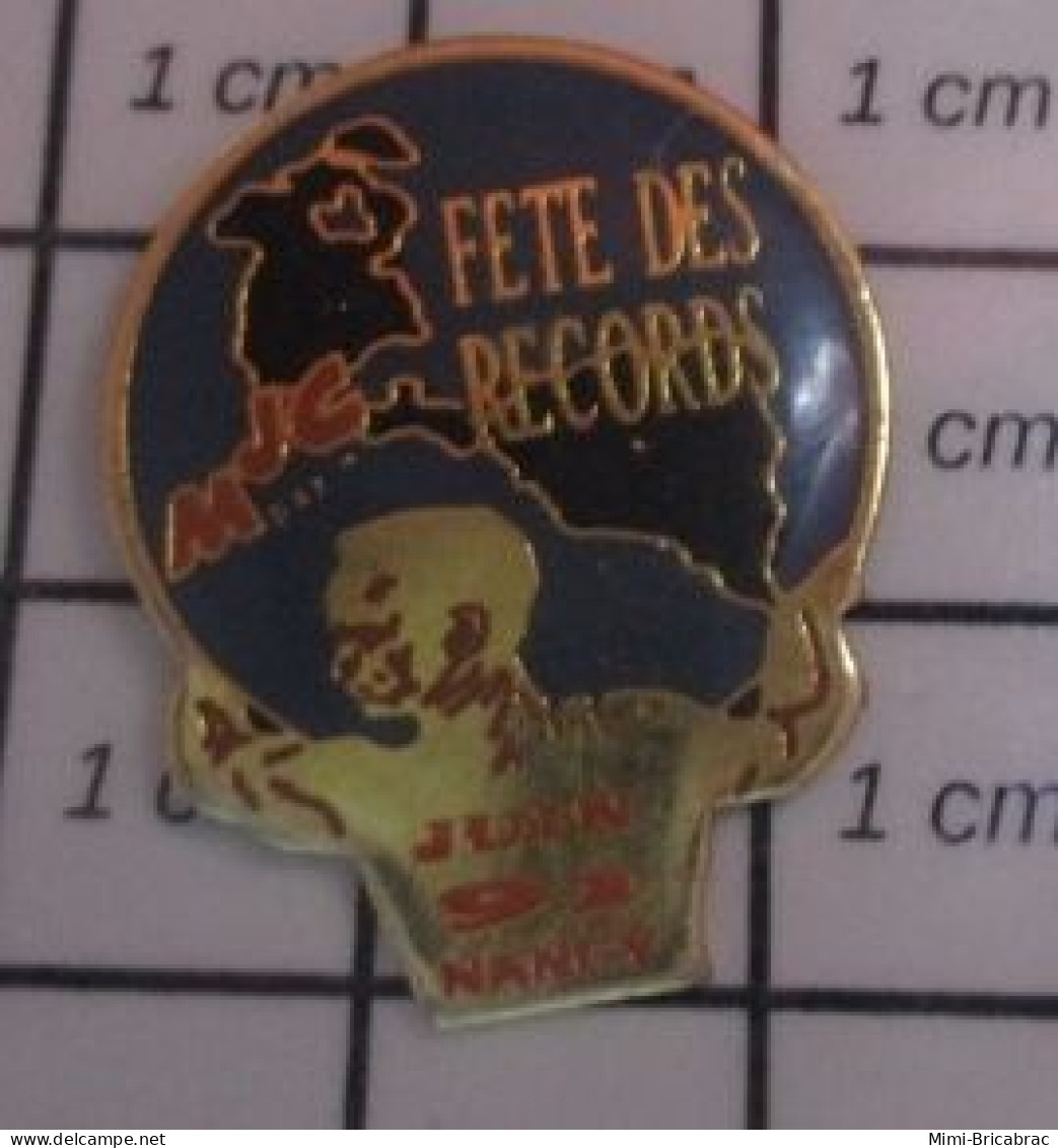 1618c Pin's Pins / Beau Et Rare : VILLES / MJC FETE DES RECORDS NANCY JUIN 91 - Steden