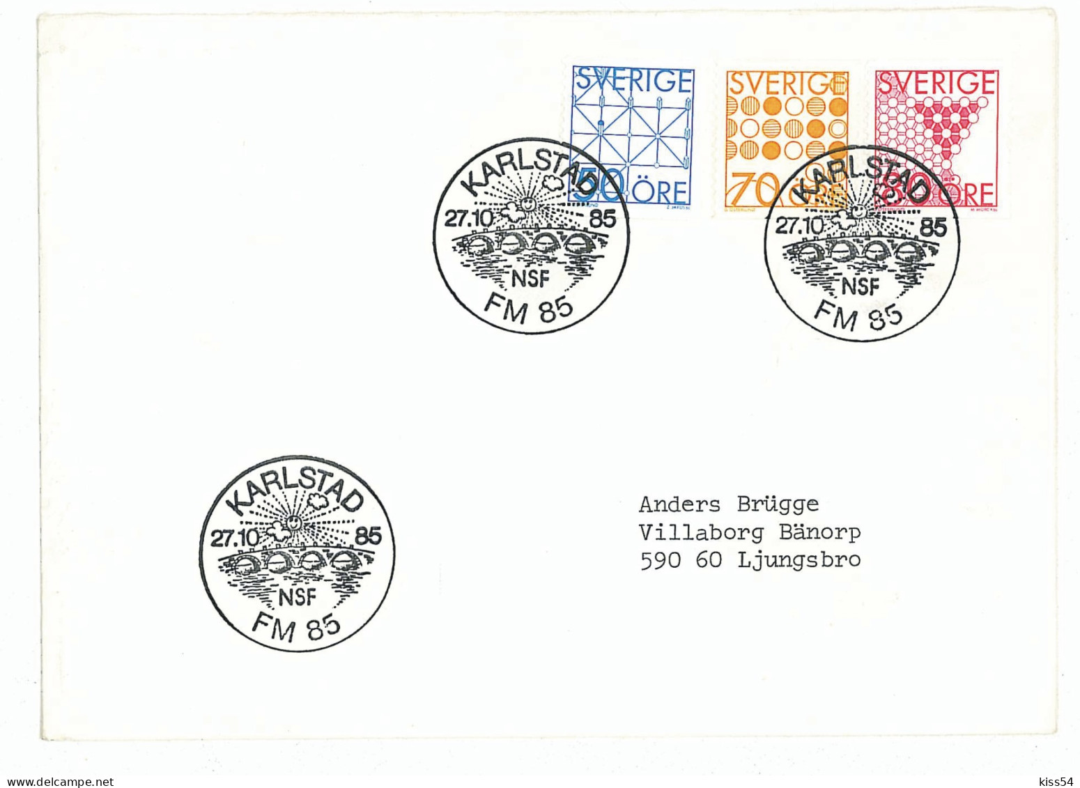 SC 12 - 696 SWEDEN, Scout - Cover - 1985 - Storia Postale