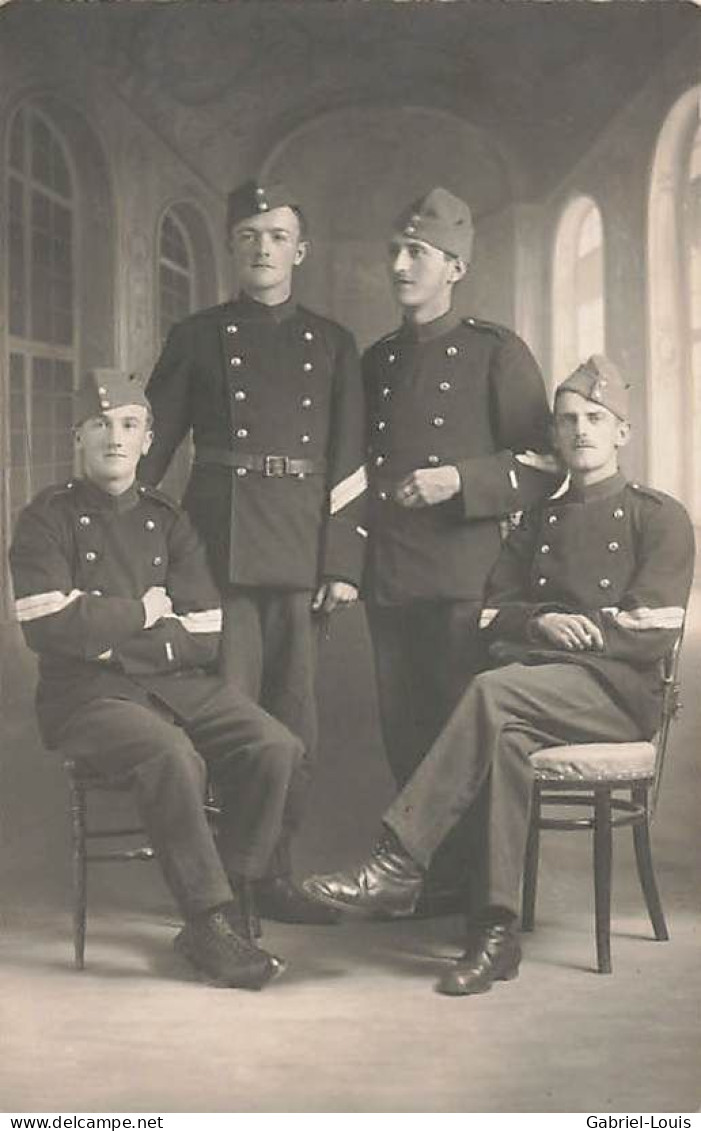 Carte-Photo Armée Suisse Militaria Schweizer Armee Militär Colombier 1914 - La Chaux-de-Fonds