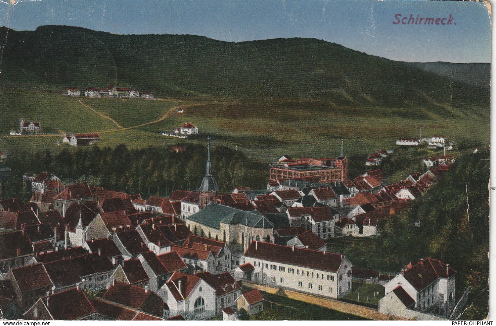 F 67130 SCHIRMECK, Gesamtansicht Mit Synagoge, 1917, Deutsche Feldpost, Verlag Hartmann - Strassburg - Schirmeck