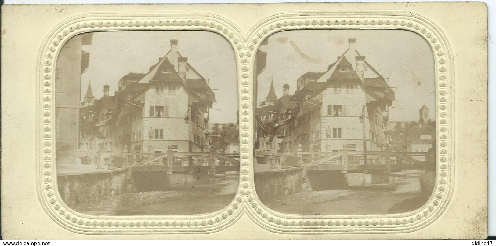 PHOTOS STÉRÉOSCOPIQUES Transparentes - SUISSE - LUCERNE - Stereo-Photographie