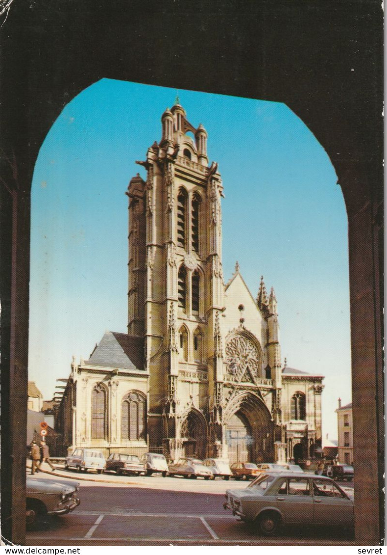 CPM . PONTOISE . - La Cathédrale Saint-Maclou - Pontoise