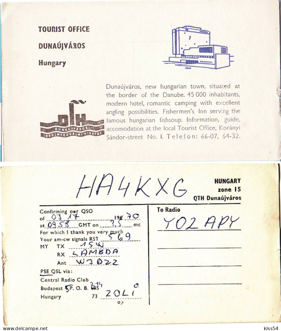 Q 14 - 57 HUNGARY - 1970 - Radio-amateur